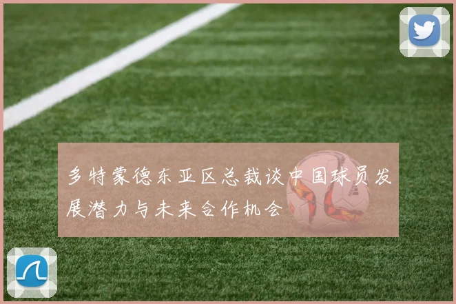 多特蒙德东亚区总裁谈中国球员发展潜力与未来合作机会